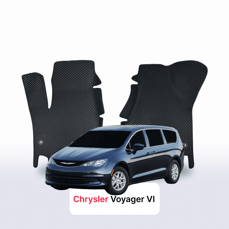Fußmatten EVA für Chrysler Voyager 6 gen 2019-2028 jahr MINIVAN