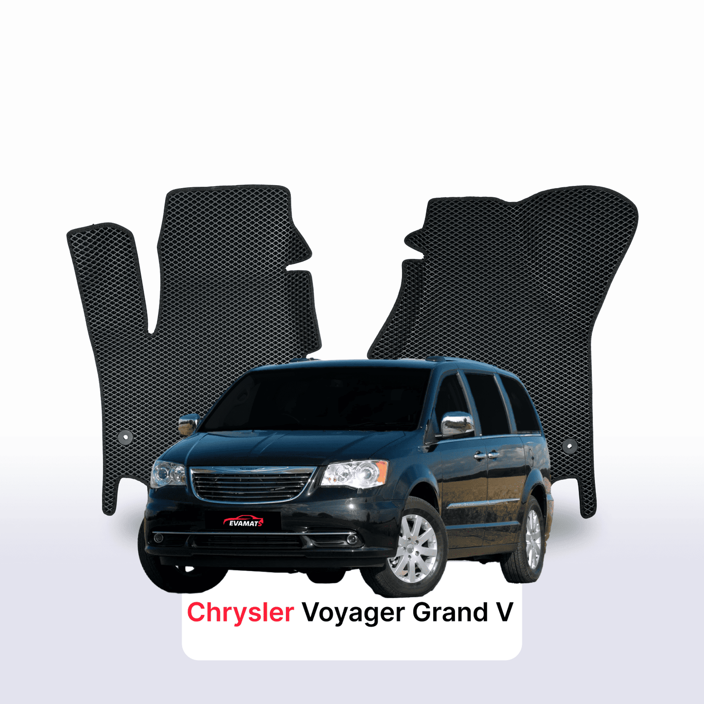 Fußmatten EVA für Chrysler Voyager Grand 5 gen 2007-2016 jahr MINIVAN