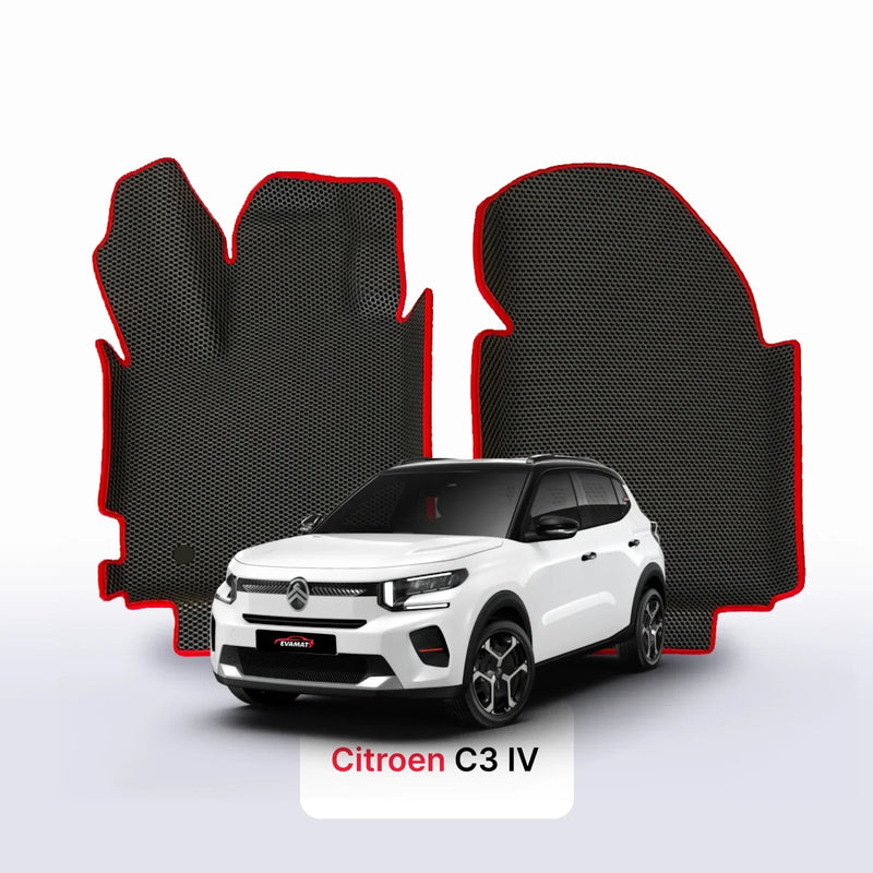 Fußmatten EVA für Citroen C3 IV gen 2024-2028 Jahr SCHRÄGHECK 5-Türer