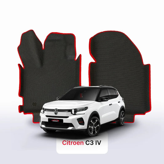 Fußmatten EVA für Citroen C3 IV gen 2024-2028 Jahr SCHRÄGHECK 5-Türer