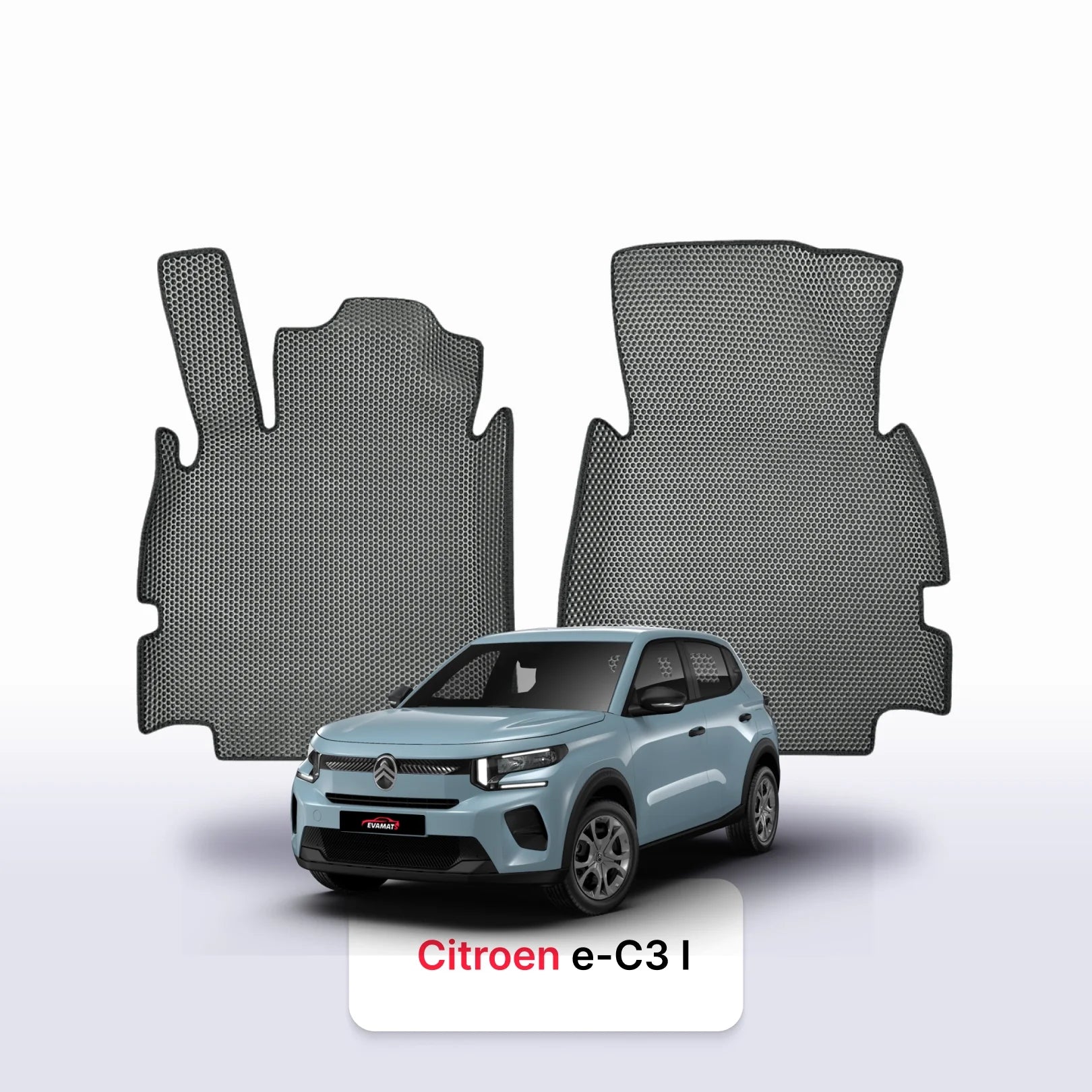 Fußmatten EVA für Citroen E-C3 1 gen 2024-2028 jahr SCHÄGHECK 5 türer