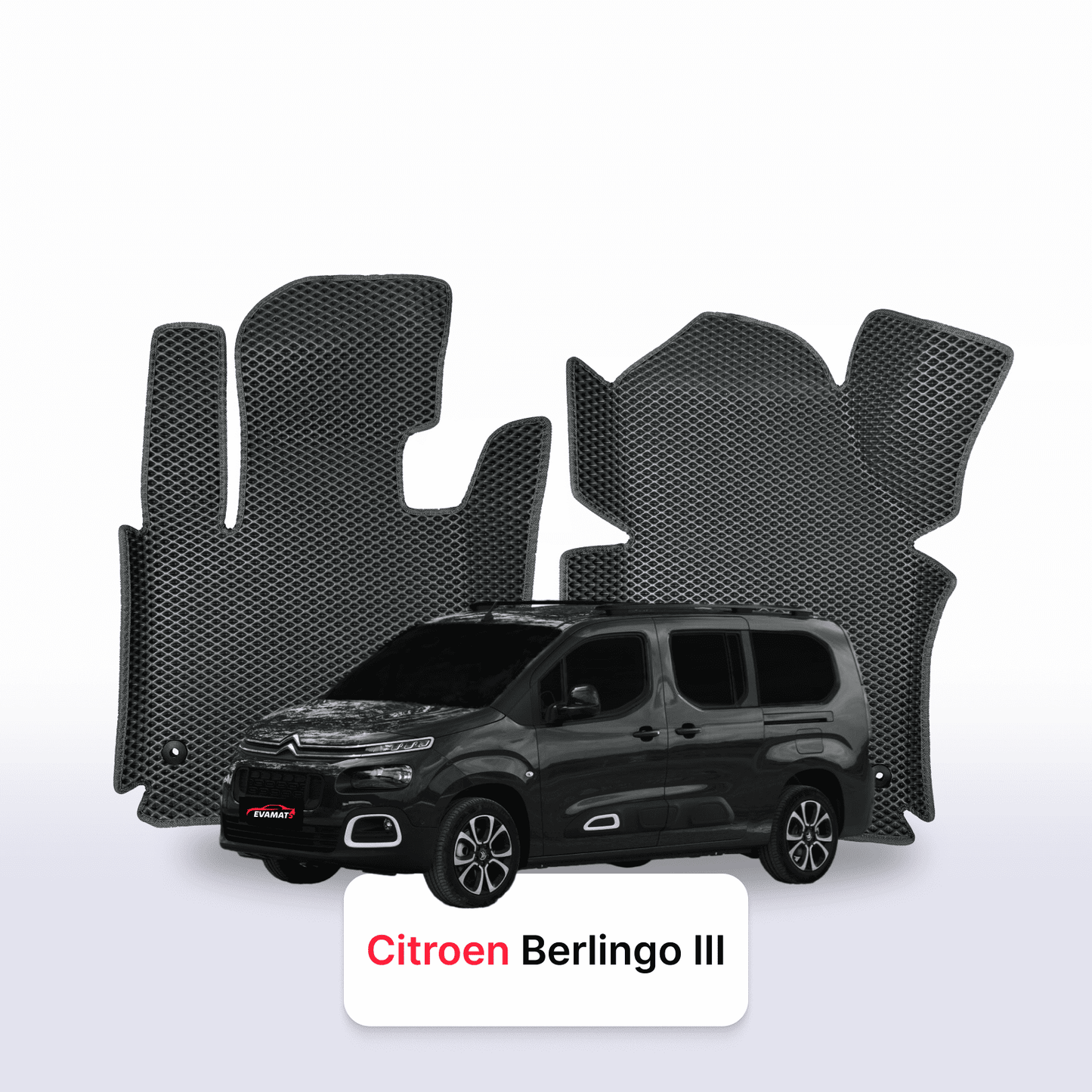 Fußmatten EVA für Citroen Berlingo 3 gen 2018-2028 jahr MINIVAN LONG