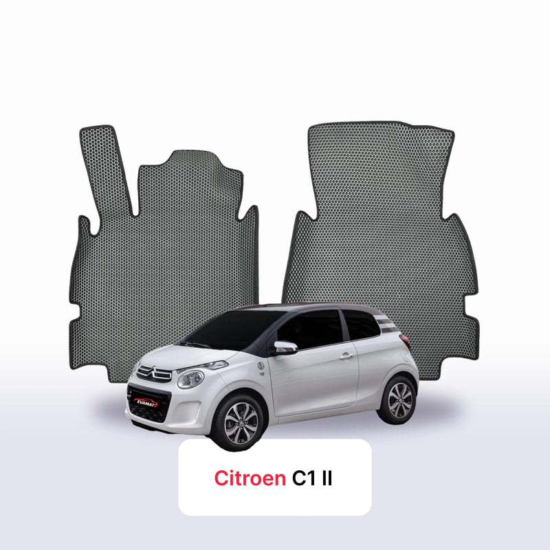 Fußmatten EVA für Citroen C1 2 gen 2014-2022 jahr SCHÄGHECK 3 türer