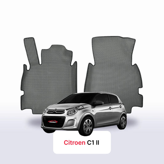 Fußmatten EVA für Citroen C1 2 gen 2014-2022 jahr SCHÄGHECK 5 türer