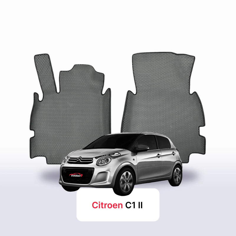 Fußmatten EVA für Citroen C1 2 gen 2014-2022 jahr SCHÄGHECK 5 türer