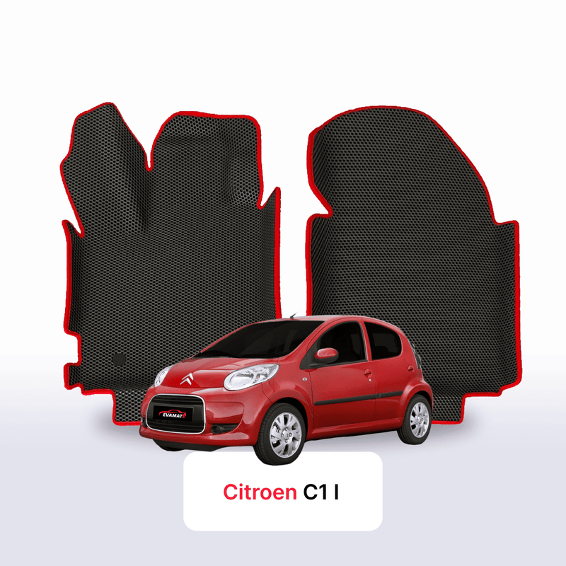 Fußmatten EVA für Citroen C1 1 gen 2005-2014 jahr SCHÄGHECK 5 türer