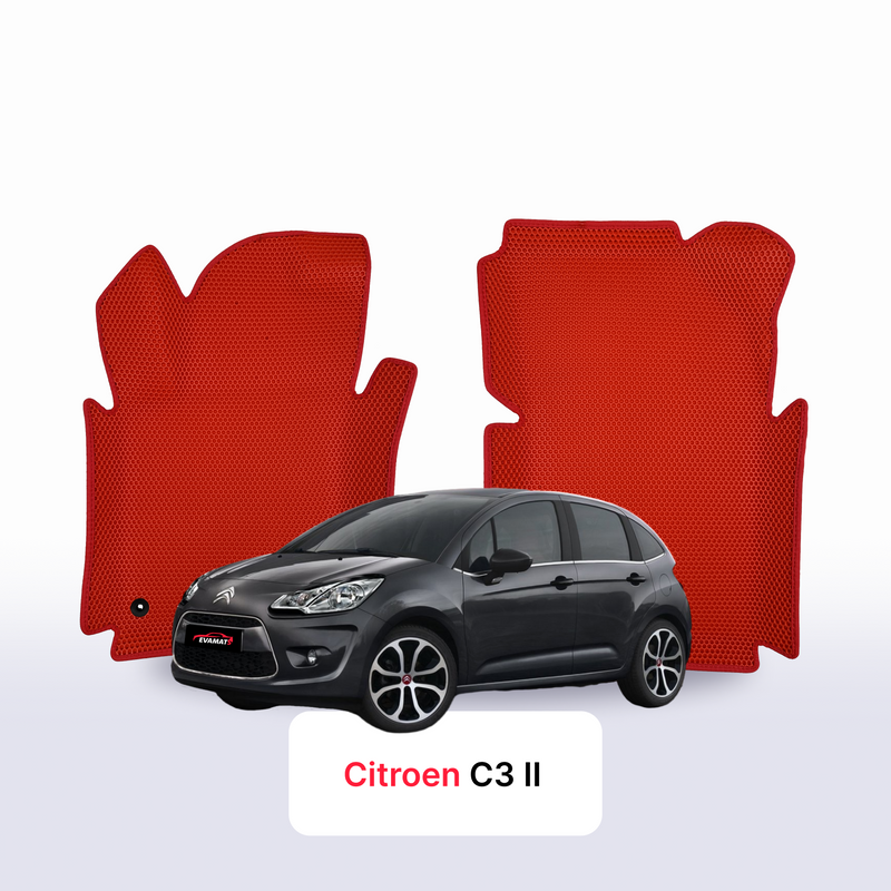 Fußmatten EVA für Citroen C3 2 gen 2009-2016 jahr SCHÄGHECK 5 türer