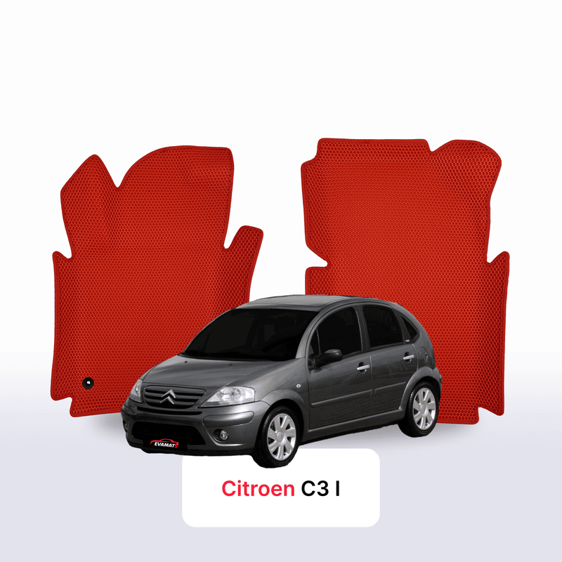 Fußmatten EVA für Citroen C3 1 gen 2002-2009 jahr SCHÄGHECK 5 türer