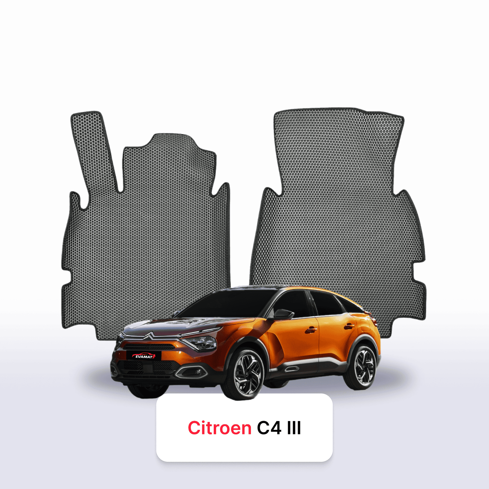 Fußmatten EVA für Citroen C4-ё4 3 gen 2020-2028 jahr SCHÄGHECK 5 türer