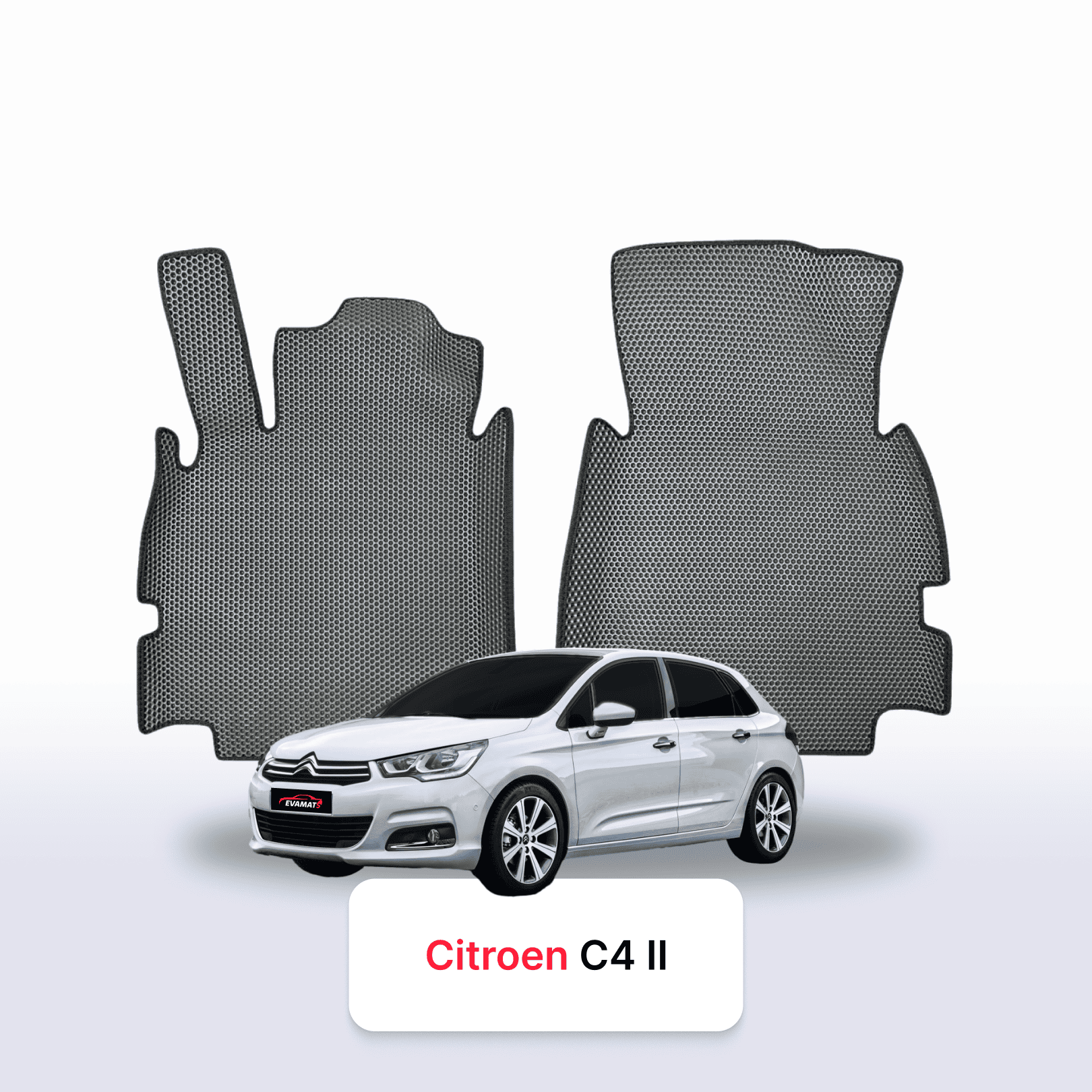 Fußmatten EVA für Citroen C4 2 gen 2010-2018 jahr SCHÄGHECK 5 türer