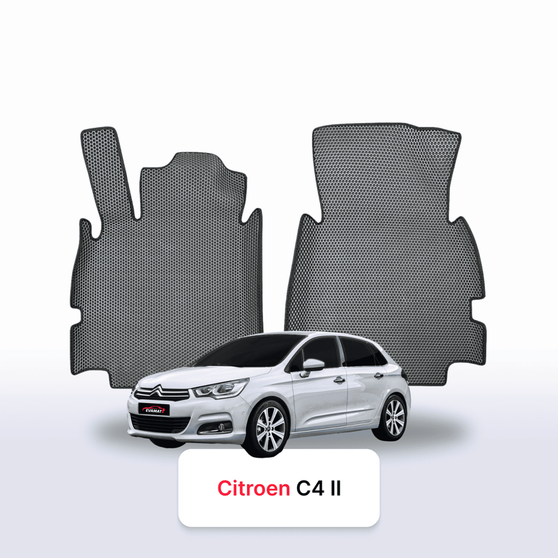 Fußmatten EVA für Citroen C4 2 gen 2010-2018 jahr SCHÄGHECK 5 türer