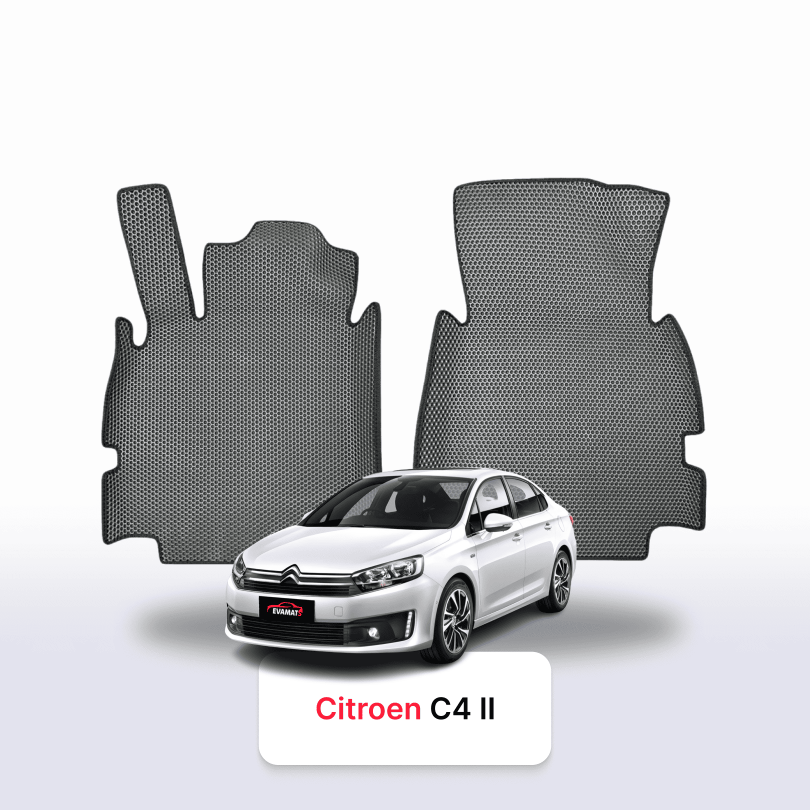 Fußmatten EVA für Citroen C4 2 gen 2010-2018 jahr LIMOUSINE