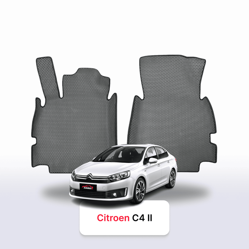 Fußmatten EVA für Citroen C4 2 gen 2010-2018 jahr LIMOUSINE