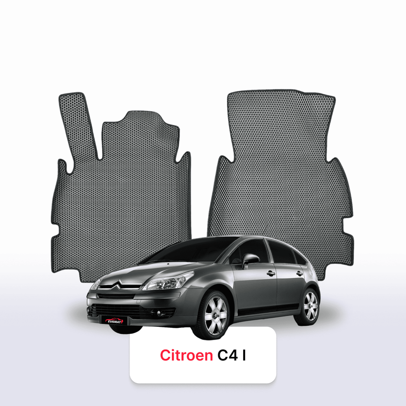 Fußmatten EVA für Citroen C4 1 gen 2004-2010 jahr SCHÄGHECK 5 türer