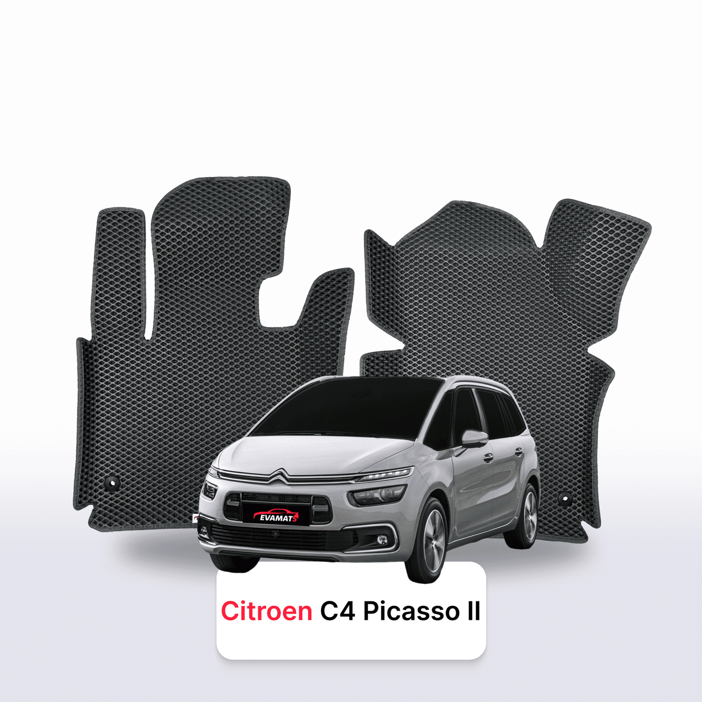 Fußmatten EVA für Citroen C4 Picasso 2 gen 2013-2018 jahr MINIVAN 7 sitzer