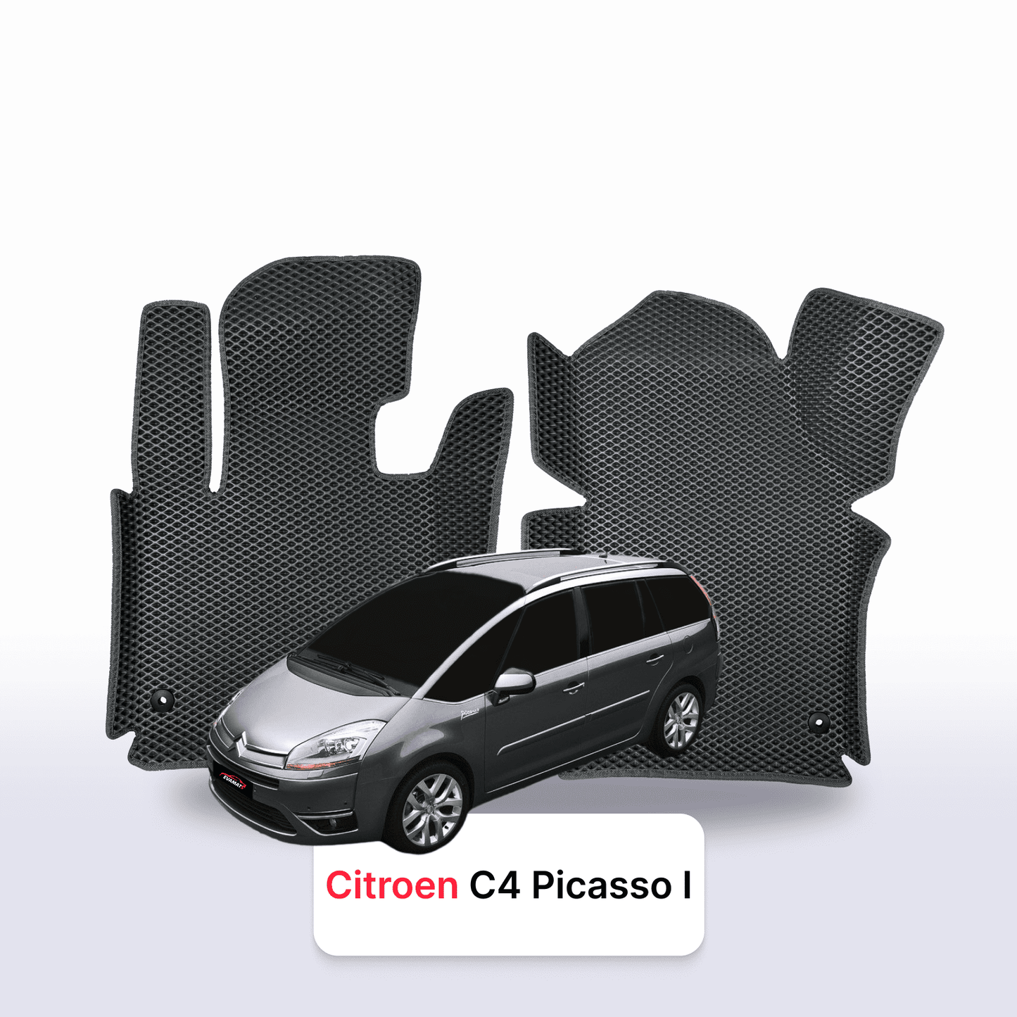 Fußmatten EVA für Citroen C4 Picasso 1 gen 2006-2013 jahr MINIVAN 7 sitzer