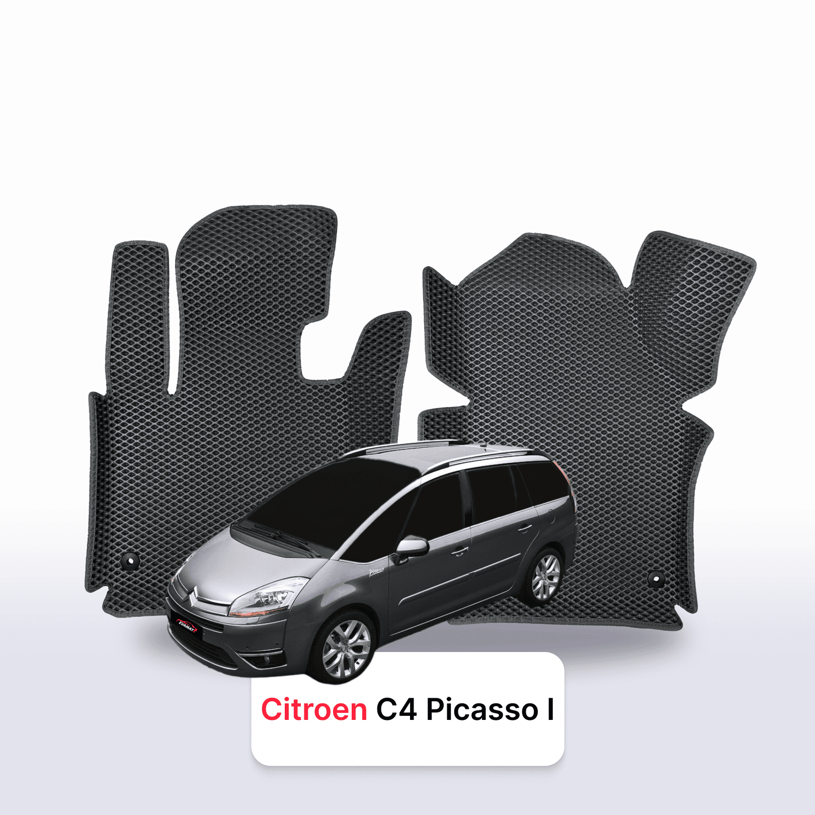 Fußmatten EVA für Citroen C4 Picasso 1 gen 2006-2013 jahr MINIVAN 7 sitzer