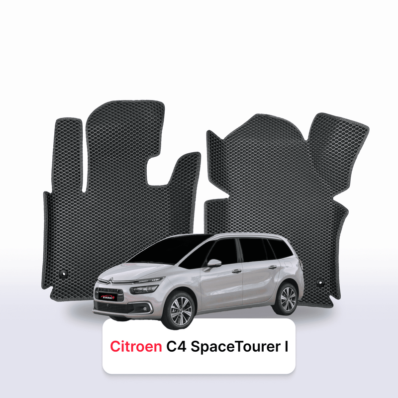 Fußmatten EVA für Citroen C4 SpaceTourer 1 gen 2018-2022 jahr MINIVAN 7 sitzer
