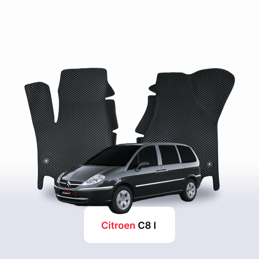 Fußmatten EVA für Citroen C8 1 gen 2002-2014 jahr MINIVAN 7 sitzer