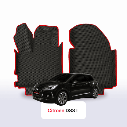 Fußmatten EVA für Citroen DS3 1 gen 2008-2016 jahr SCHÄGHECK 3 türer