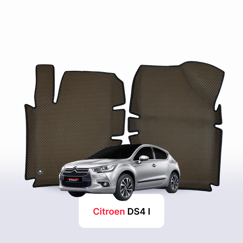 Fußmatten EVA für Citroen DS4 1 gen 2010-2015 jahr SCHÄGHECK 5 türer