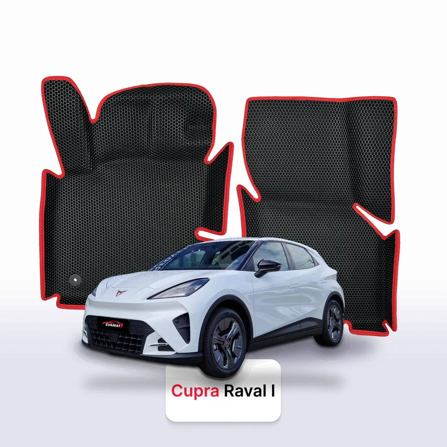 Fußmatten EVA für Cupra Raval 1 gen 2026-2028 Jahr SCHRÄGHECK 5 TÜRER