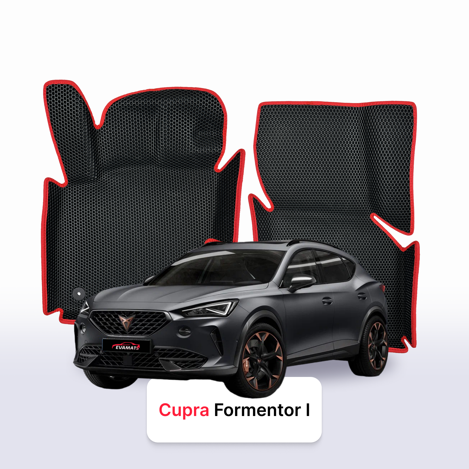 Fußmatten EVA für Cupra Formentor vor-facelift 1 gen 2020-2024 jahr SUV