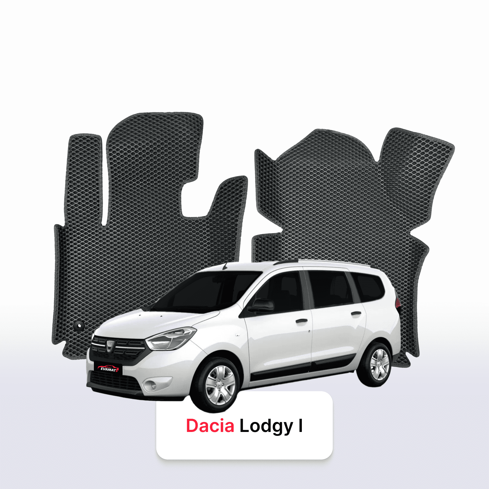 Fußmatten EVA für Dacia Lodgy 1 gen 2012-2023 jahr MINIVAN