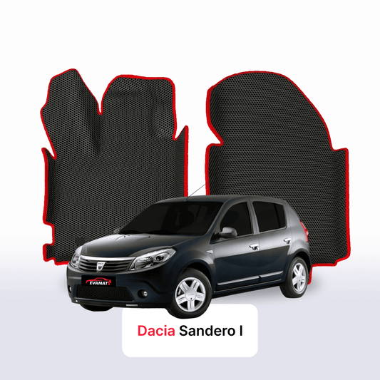 Fußmatten EVA für Dacia Sandero 1 gen 2007-2012 jahr SCHÄGHECK 5 türer