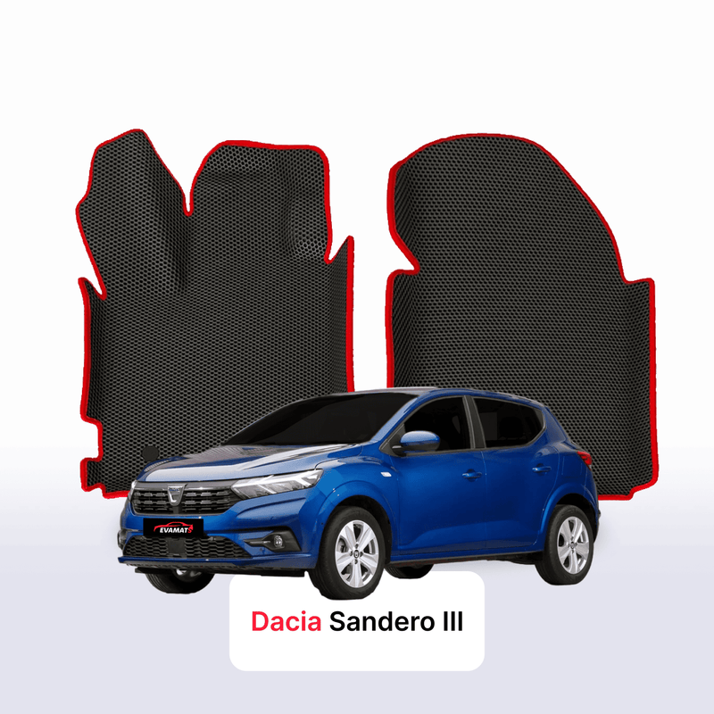 Fußmatten EVA für Dacia Sandero 3 gen 2020-2028 jahr SCHÄGHECK 5 türer