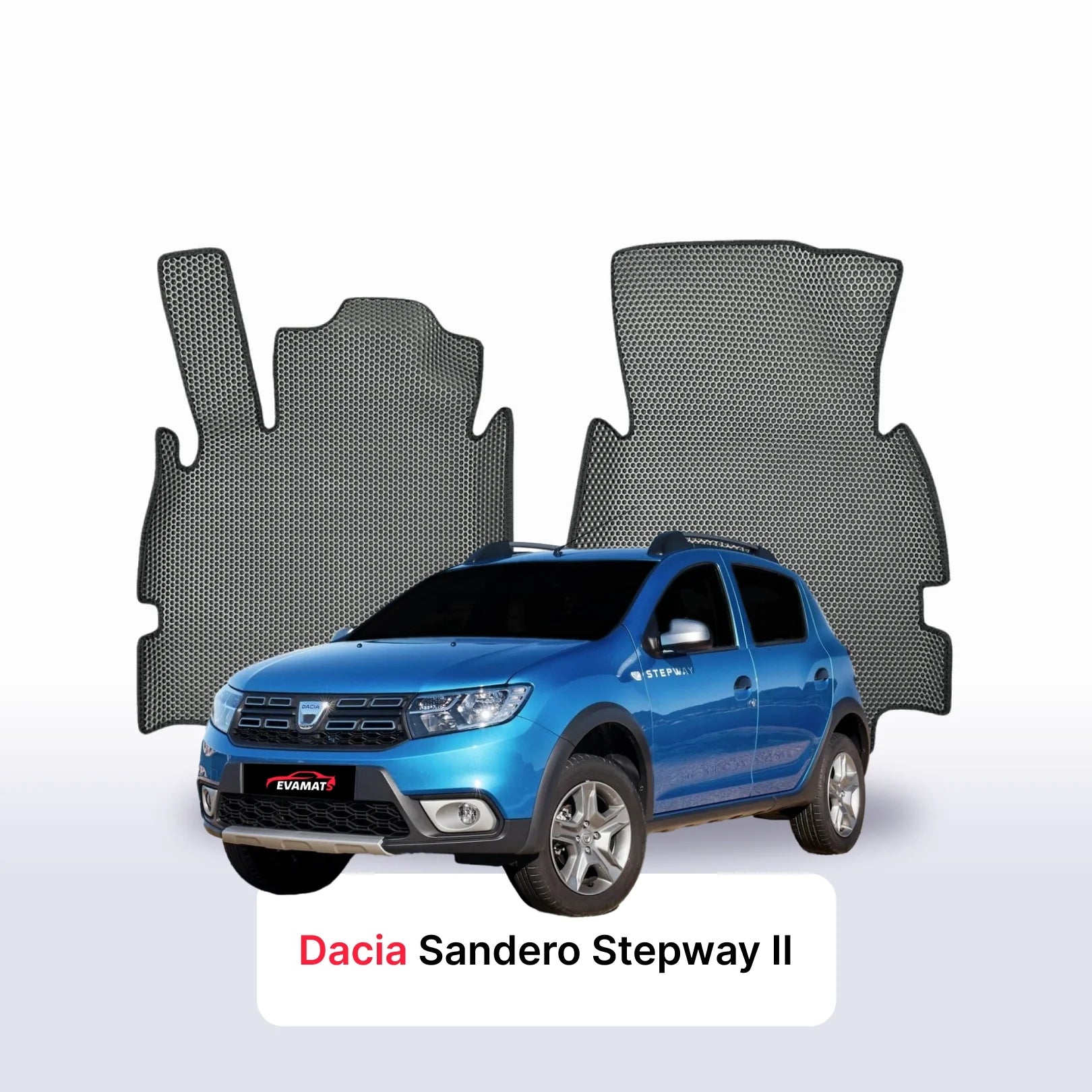 Fußmatten EVA für Dacia Sandero Stepway 2 gen 2012-2020 jahr SCHÄGHECK 5 türer