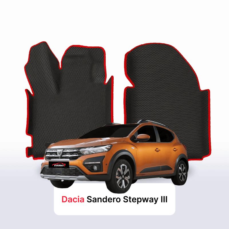 Fußmatten EVA für Dacia Sandero Stepway 3 gen 2020-2028 jahr SCHÄGHECK 5 türer