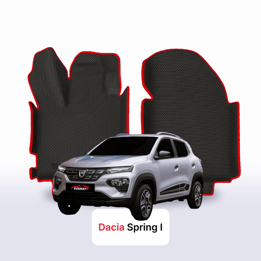 Fußmatten EVA für Dacia Spring 1 gen 2021-2028 Jahr Elektrisch SCHRÄGHECK 5-Türer