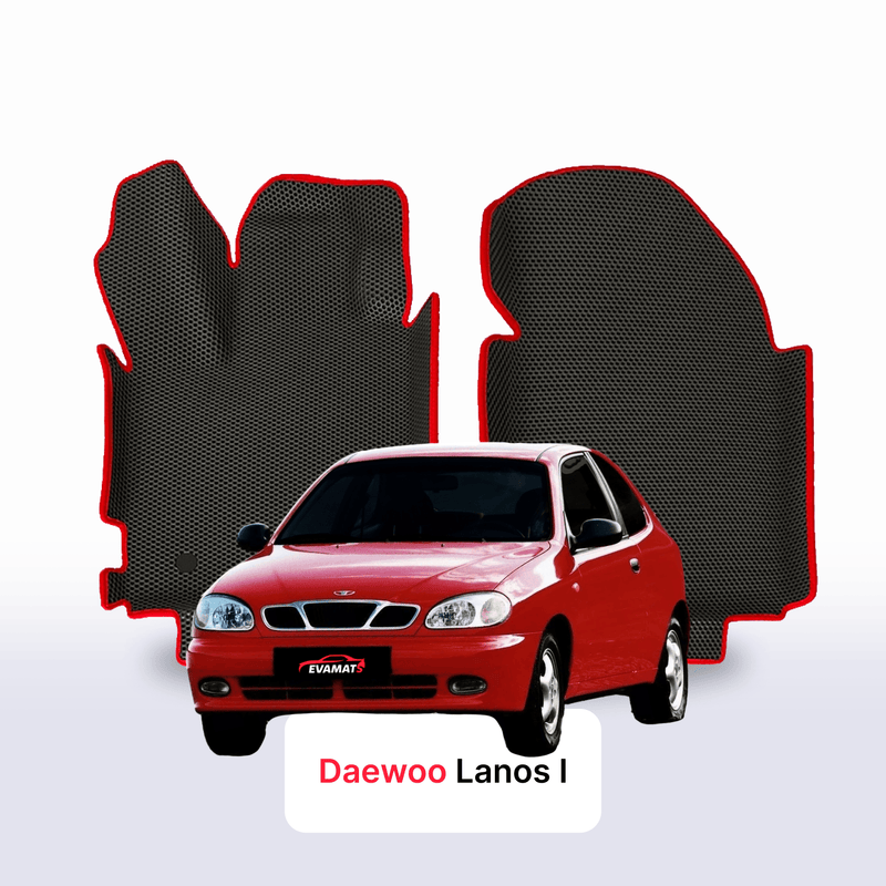 Fußmatten EVA für Daewoo Lanos 1 gen 1997-2020 jahr SCHÄGHECK 3 türer