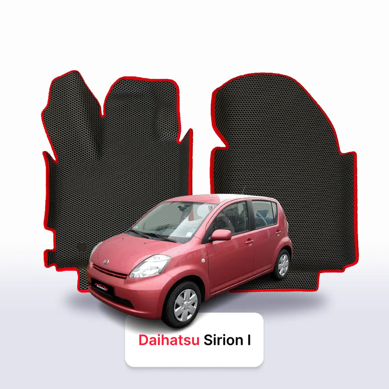 Fußmatten EVA für Daihatsu Sirion 1 gen 2004-2010 jahr SCHÄGHECK 5 türer