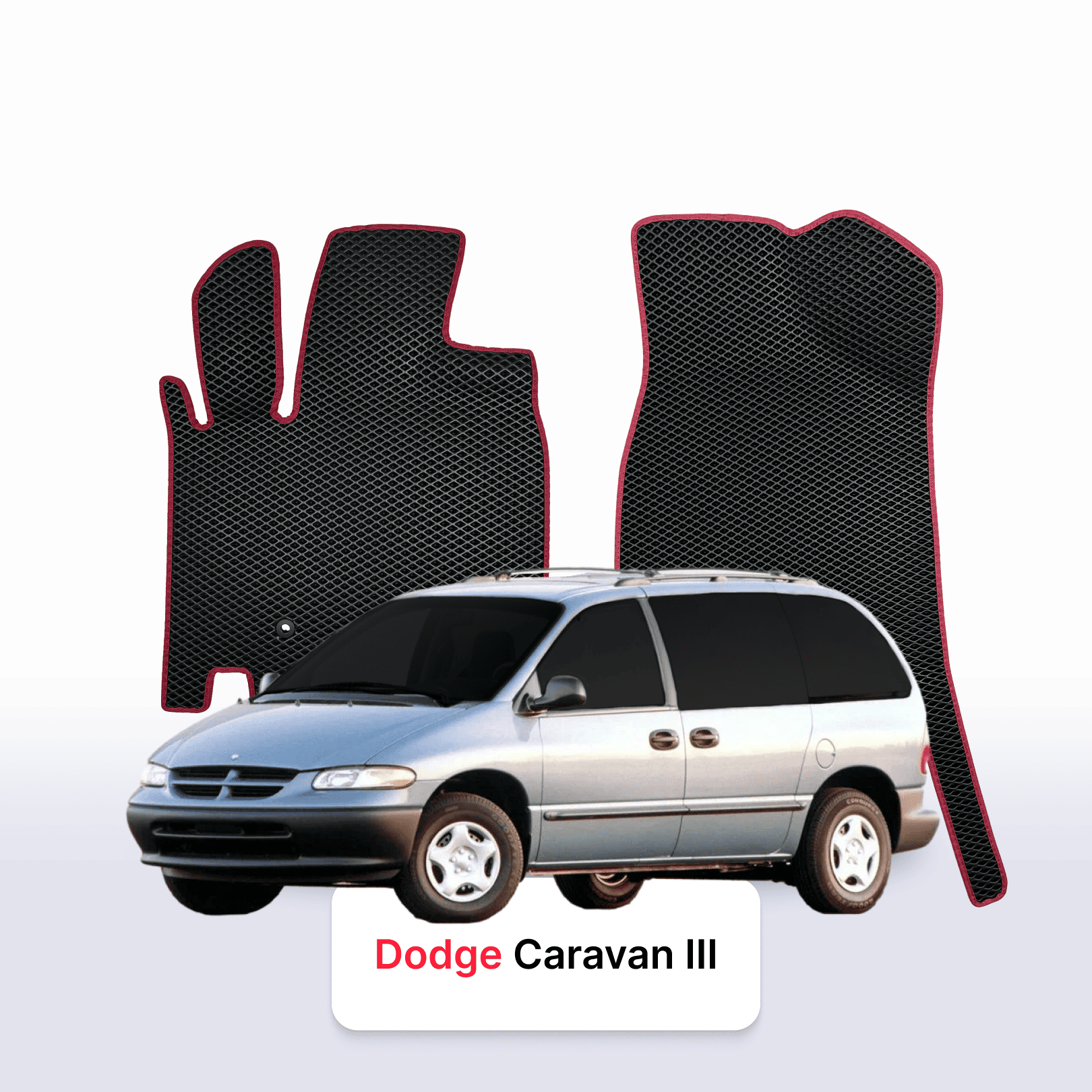 Fußmatten EVA für Dodge Caravan 3 gen 1995-2000 jahr MINIVAN