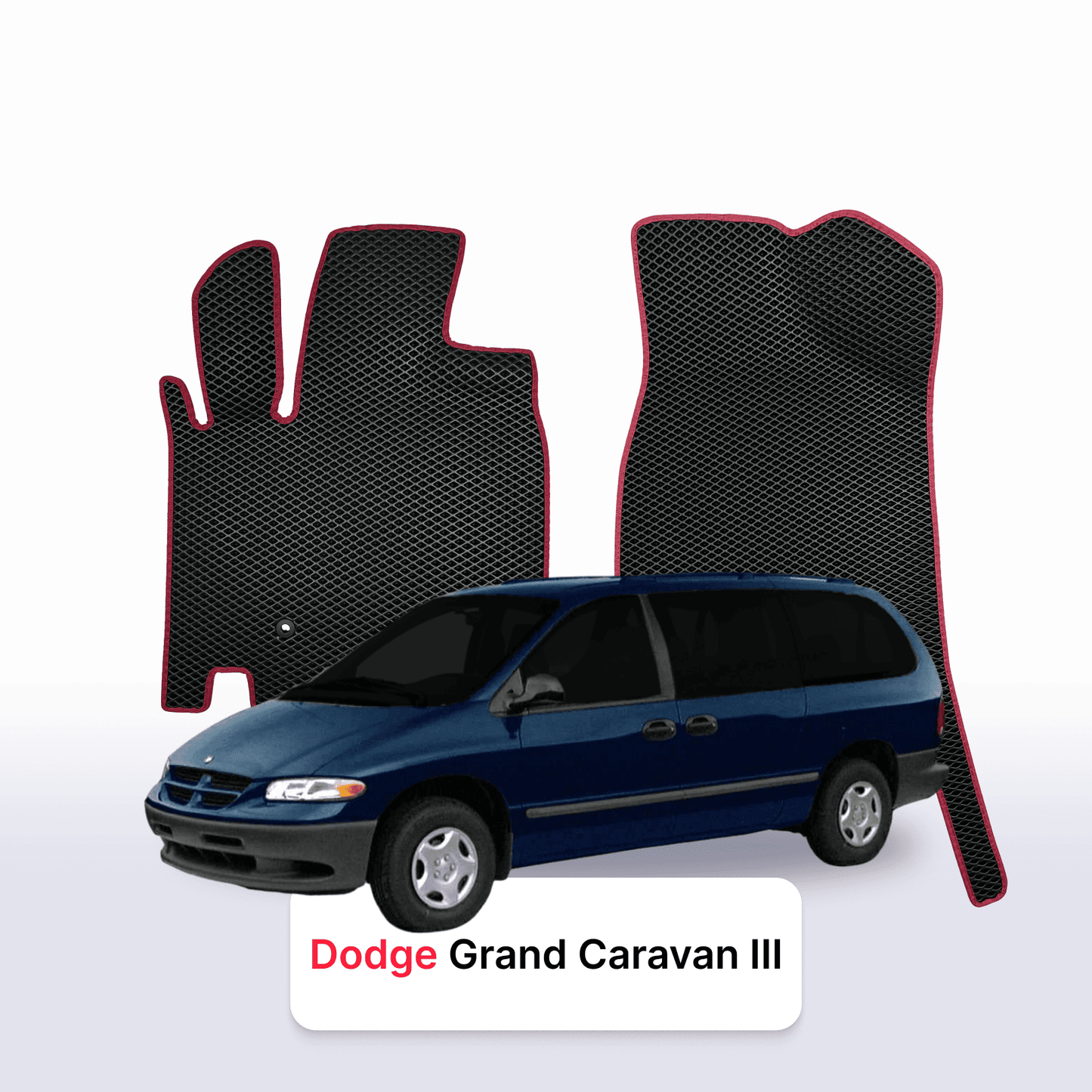 Fußmatten EVA für Dodge Grand Caravan 3 gen 1995-2000 jahr MINIVAN