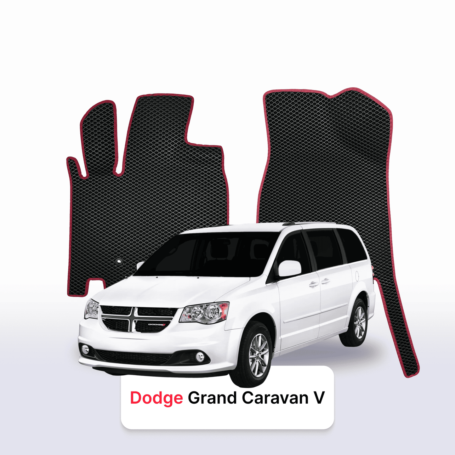 Fußmatten EVA für Dodge Grand Caravan 5 gen 2007-2020 jahr MINIVAN