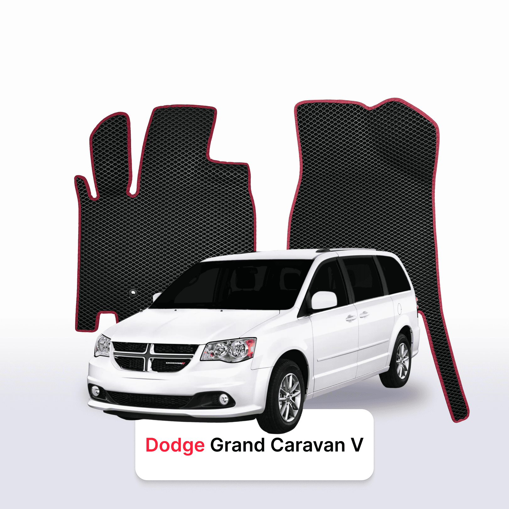 Fußmatten EVA für Dodge Grand Caravan 5 gen 2007-2020 jahr MINIVAN