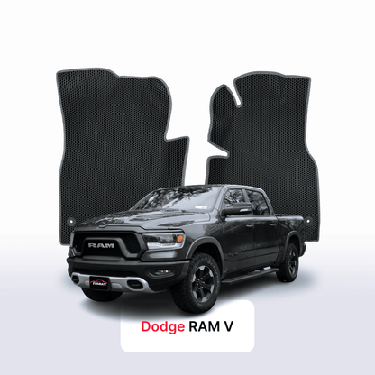 Fußmatten EVA für Dodge RAM vor-facelift 5 gen 2019-2024 jahr PICK-UP  doppelkabine