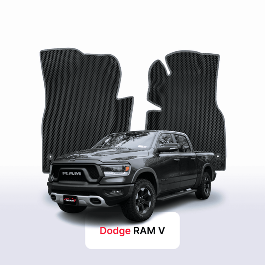 Fußmatten EVA für Dodge RAM vor-facelift 5 gen 2019-2024 jahr PICK-UP  doppelkabine