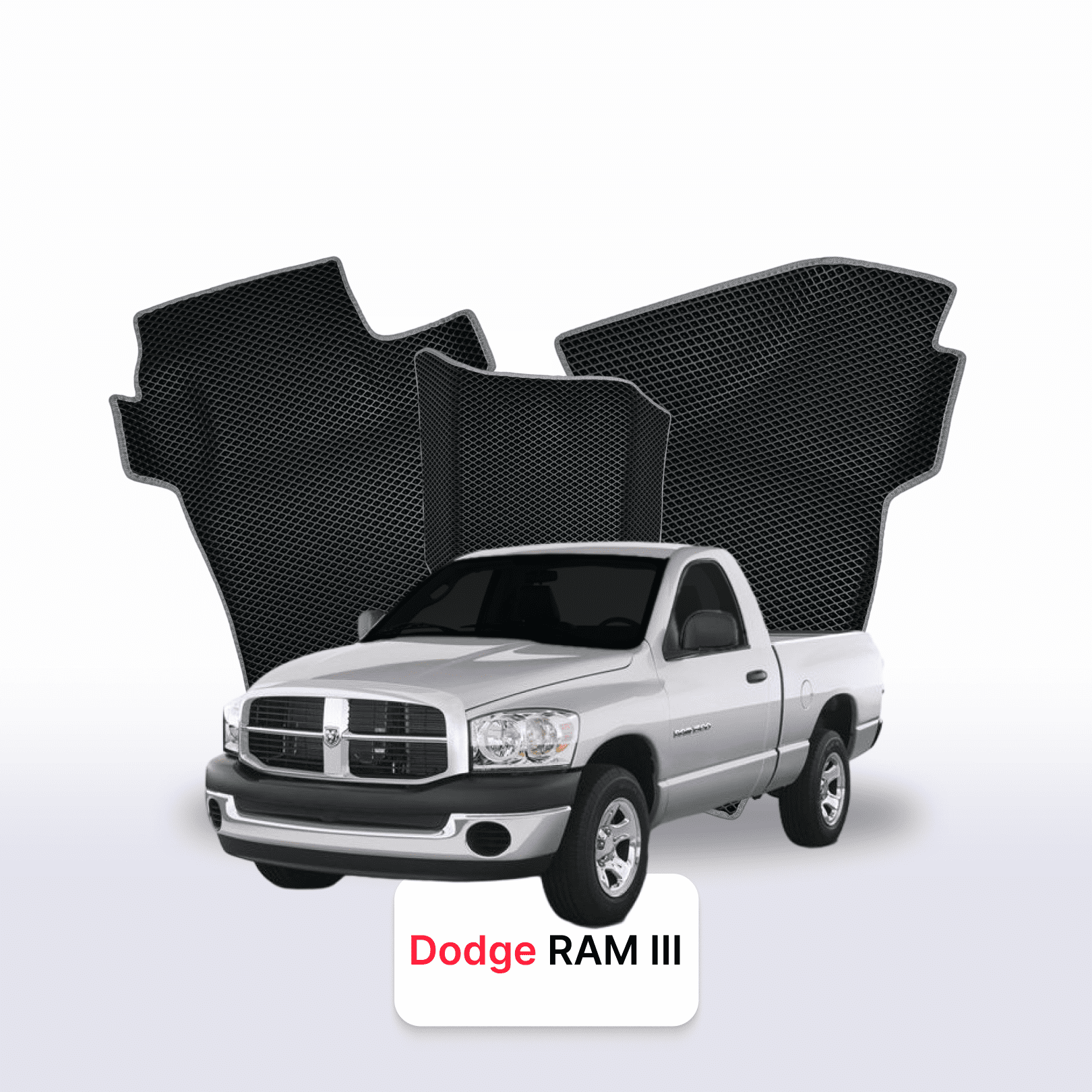 Fußmatten EVA für Dodge RAM(DRDH) 3 gen 2001-2009 jahr PICK-UP einzelkabine