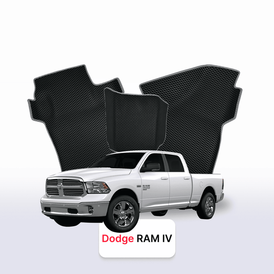 Fußmatten EVA für Dodge RAM(DSDJ) 4 gen 2008-2019 Jahr PICK-UP  doppelkabine