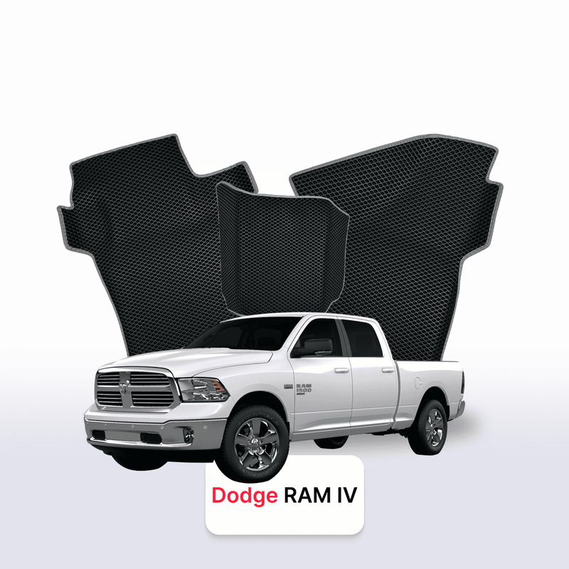 Fußmatten EVA für Dodge RAM(DSDJ) 4 gen 2008-2019 Jahr PICK-UP  doppelkabine