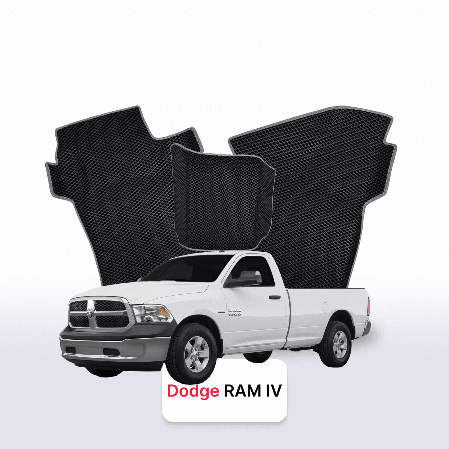 Fußmatten EVA für Dodge RAM(DSDJ) 4 gen 2008-2019 jahr PICK-UP einzelkabine