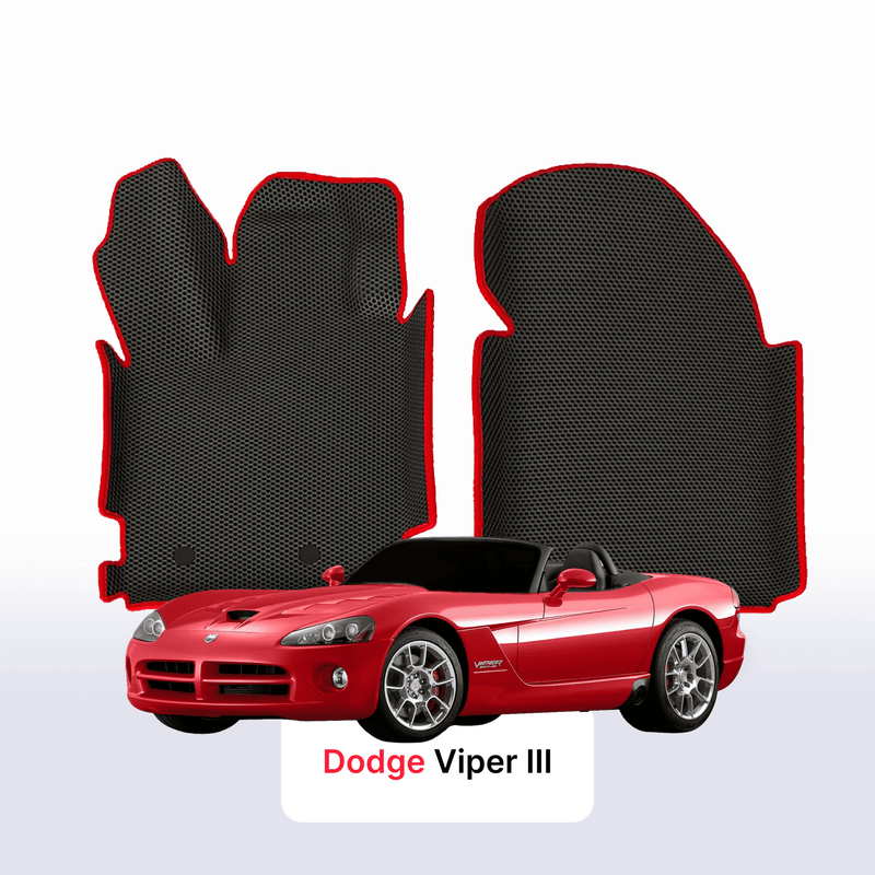 Fußmatten EVA für Dodge Viper 3 gen 2002-2007 jahr ROADSTER