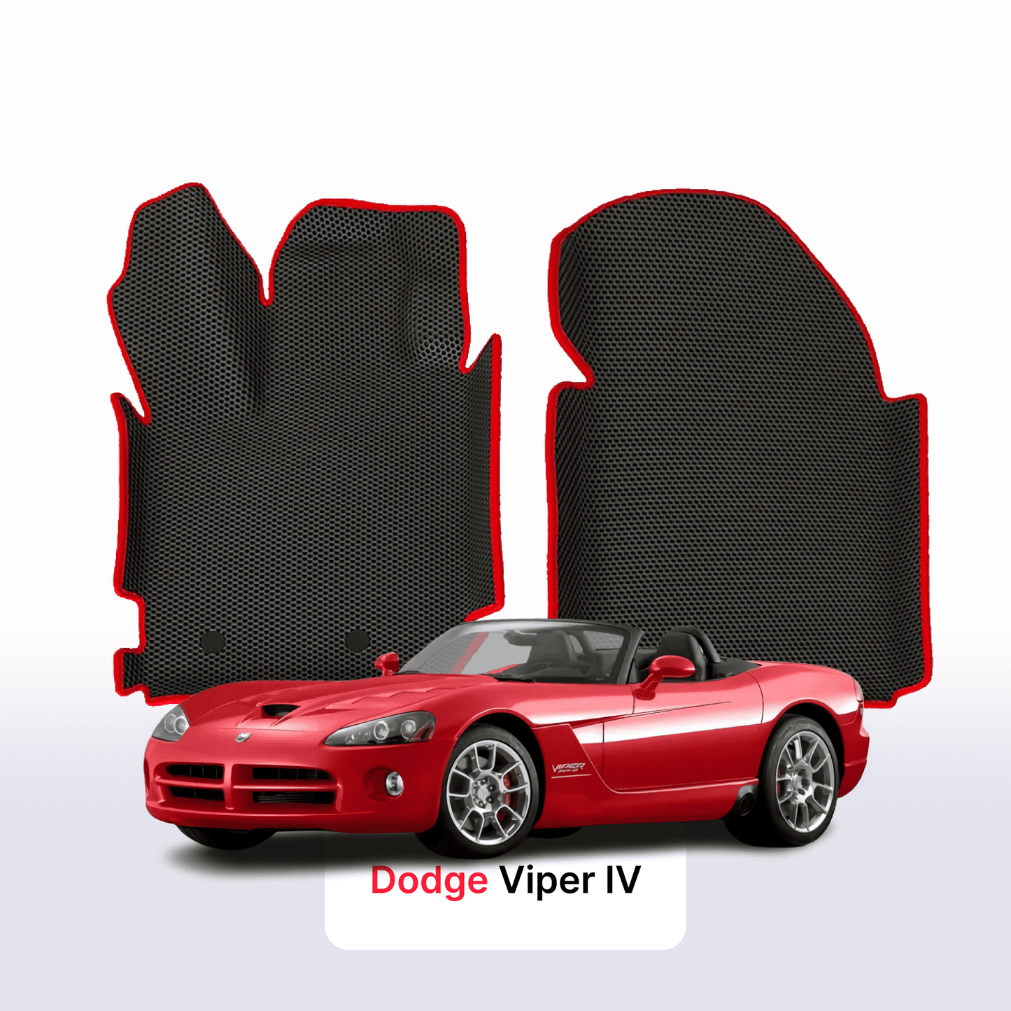 Fußmatten EVA für Dodge Viper 4 gen 2007-2010 jahr ROADSTER