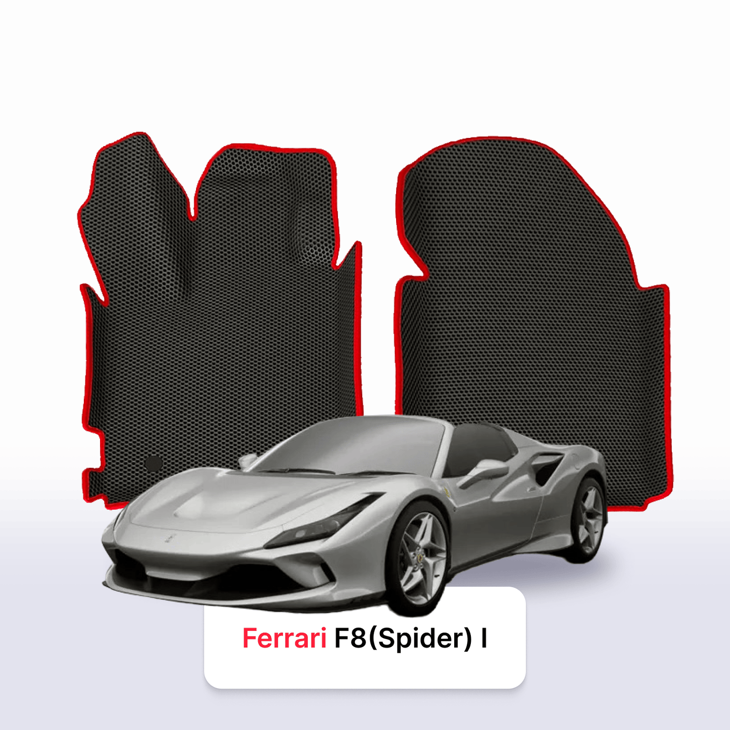 Fußmatten EVA für Ferrari F8 (Spider) 1 gen 2019-2023 jahr ROADSTER