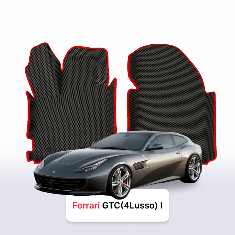 Fußmatten EVA für Ferrari GTC (4Lusso) 1 gen 2016-2020 jahr SCHÄGHECK 3 türer