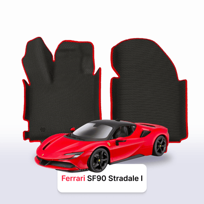 Fußmatten EVA für Ferrari SF90 Stradale 1 gen 2019-2028 jahr Hybrid COUPE